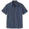 Patagonia Men's Back Step Shirt - Rainfall Plaid: Stone Blue