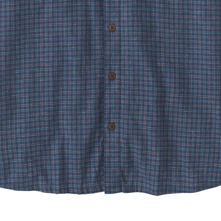 Patagonia Men's Back Step Shirt - Rainfall Plaid: Stone Blue 3 Patagonia Men's Back Step Shirt - Rainfall Plaid: Stone Blue - Image 3