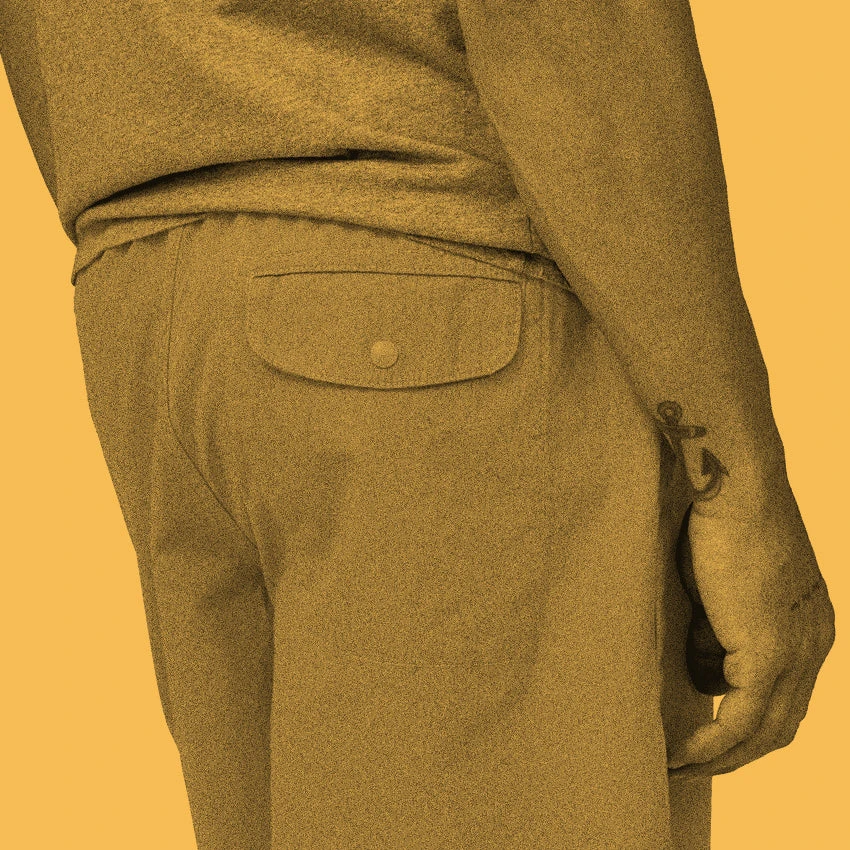 Patagonia Men's Funhoggers Shorts - Surfboard Yellow 4 Patagonia Men's Funhoggers Shorts - Surfboard Yellow - Image 4