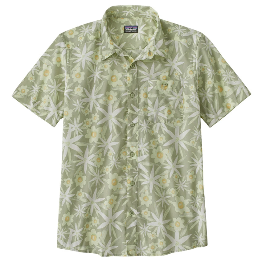Patagonia Men's Go To Shirt - Verano: Salvia Green 1 Patagonia Men's Go To Shirt - Verano: Salvia Green