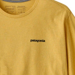 Patagonia Men's P-6 Logo Responsibili-Tee - Surfboard Yellow -Patagonia Outlet Sales Patagonia SS23 P6Responsibilitee SUYE 03