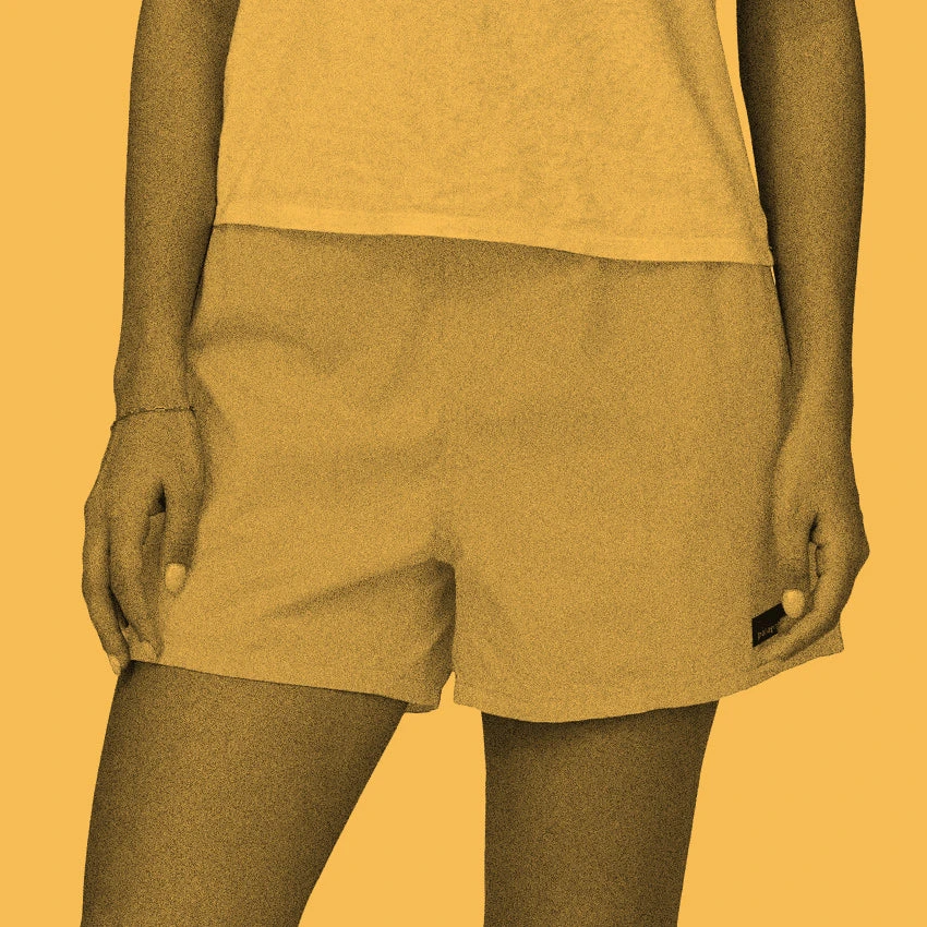 Patagonia Women's Funhoggers Shorts - Light Plume Grey 2 Patagonia Women's Funhoggers Shorts - Light Plume Grey - Image 2