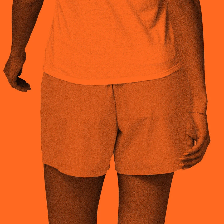 Patagonia Women's Funhoggers Shorts - Light Plume Grey 3 Patagonia Women's Funhoggers Shorts - Light Plume Grey - Image 3