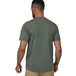 Patagonia Men's Capilene Cool Trail Shirt - Hemlock Green -Patagonia Outlet Sales Patagonia SSCapCoolTrailShirt HMKG 05