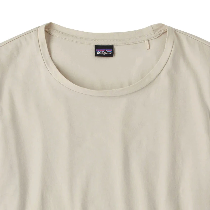 Patagonia Women's Regenerative Organic Certified Cotton Tee - Dyno White 2 Patagonia Women's Regenerative Organic Certified Cotton Tee - Dyno White - Image 2
