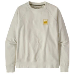 Patagonia Women's Alpine Icon Regenerative Organic Pilot Cotton Crew Sweatshirt - Birch White