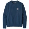 Patagonia Women's Alpine Icon Regenerative Organic Pilot Cotton Crew Sweatshirt - Tidepool Blue