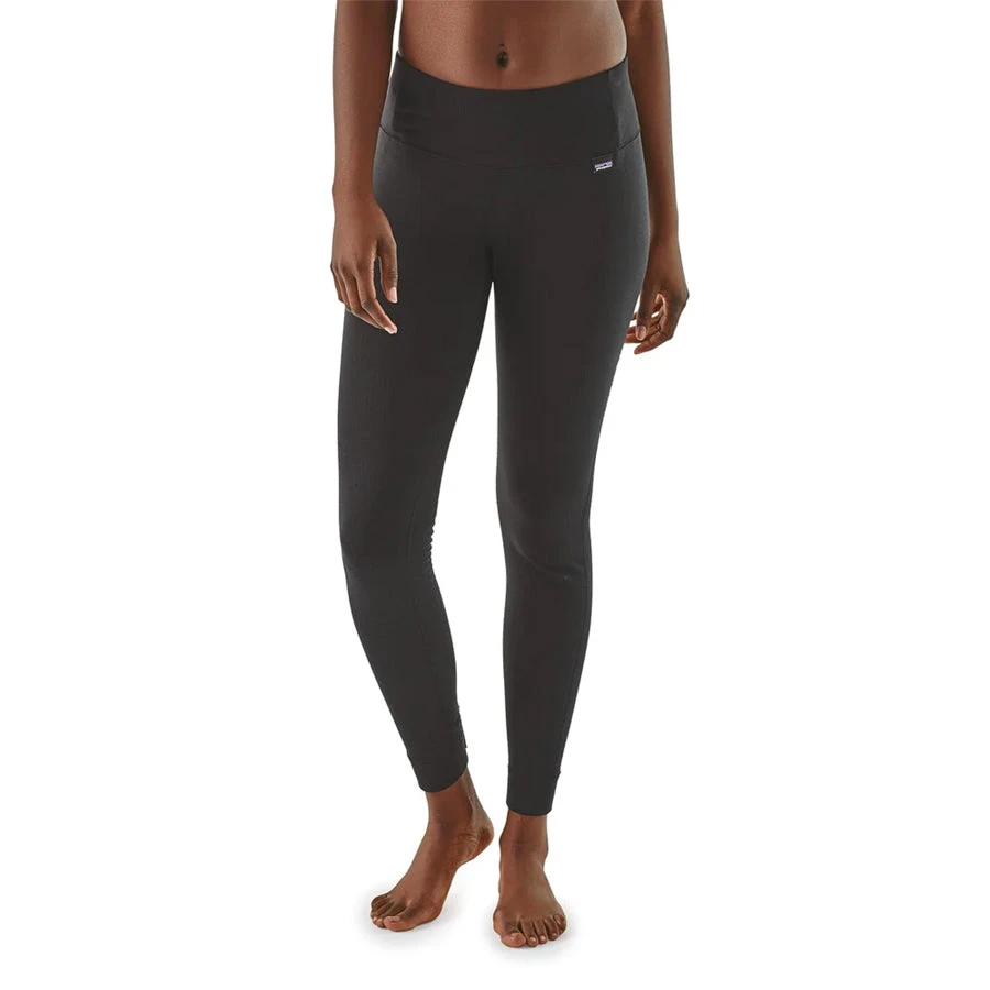 Patagonia Women's Capilene Thermal Weight Bottoms - Black 2 Patagonia Women's Capilene Thermal Weight Bottoms - Black - Image 2
