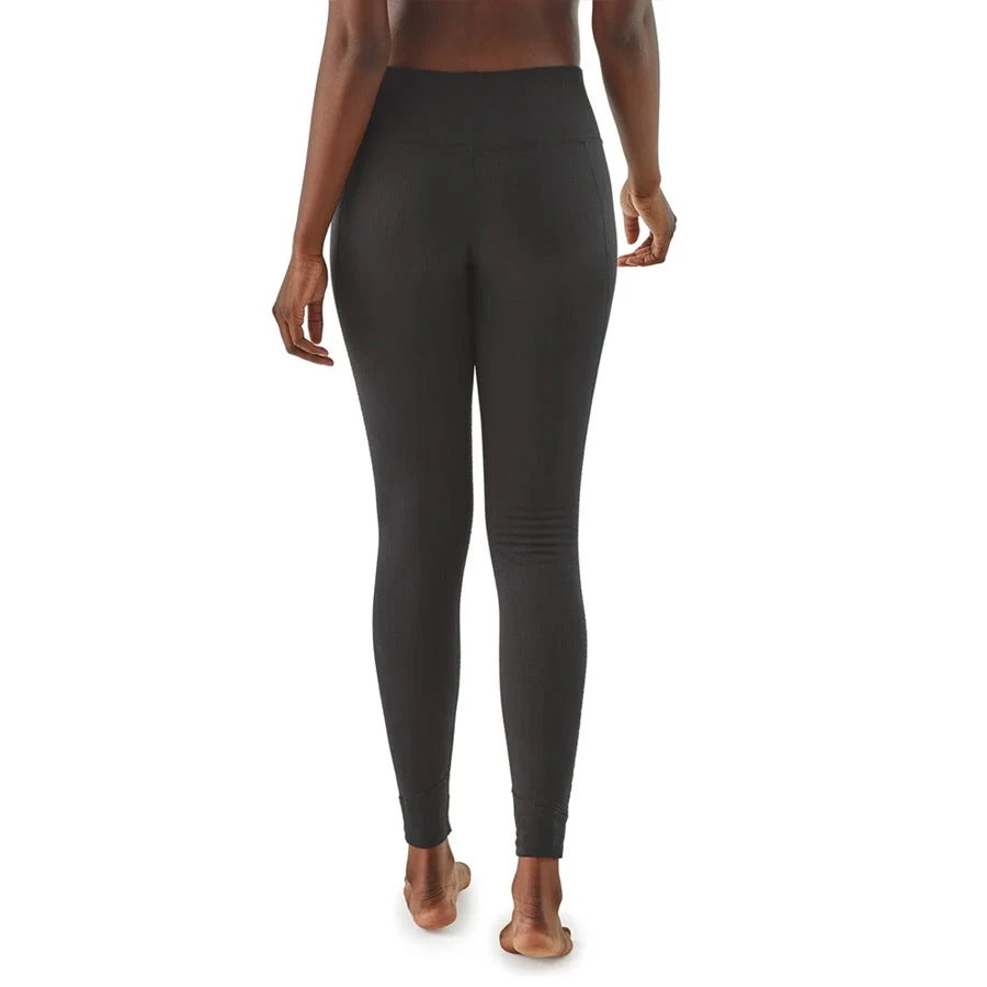Patagonia Women's Capilene Thermal Weight Bottoms - Black 3 Patagonia Women's Capilene Thermal Weight Bottoms - Black - Image 3