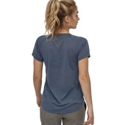 Patagonia Women's Capilene Cool Trail Shirt - Classic Navy -Patagonia Outlet Sales Patagonia WomensCapileneCoolTrail ClassicNavy 03