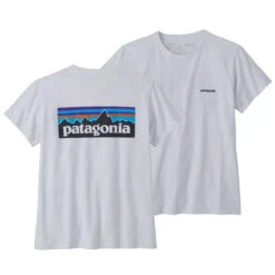 Patagonia Women's P-6 Logo Responsibili-Tee - White