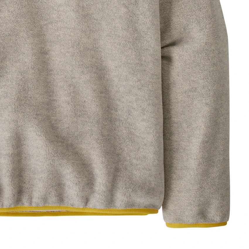 Patagonia Women's LW Synchilla Snap-T Fleece Pullover - Oatmeal Heather W/Shine Yellow 3 Patagonia Women's LW Synchilla Snap-T Fleece Pullover - Oatmeal Heather W/Shine Yellow - Image 3