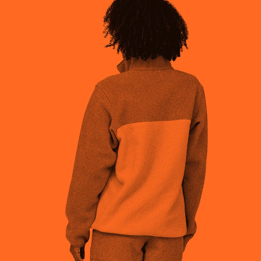 Patagonia Women's LW Synchilla Snap-T Fleece Pullover - Oatmeal Heather W/Shine Yellow 5 Patagonia Women's LW Synchilla Snap-T Fleece Pullover - Oatmeal Heather W/Shine Yellow - Image 5