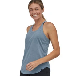 Patagonia Women's Capilene Cool Trail Tank - Light Plume Grey -Patagonia Outlet Sales Patagonia WsCapileneCoolTrailTank LightPlumeGrey 03