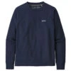 Patagonia Women's P-6 Logo Label Organic Crew Sweatshirt - New Navy