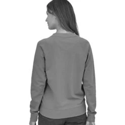 Patagonia Women's P-6 Logo Label Organic Crew Sweatshirt - New Navy -Patagonia Outlet Sales Patagonia WsP6LabelSweatshirt Navy 03