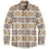 Pendleton Fitted La Pine Overshirt - Smith Rock Tan