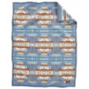 Pendleton Jacquard Crib Baby Blanket - Chief Joseph Slate