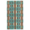 Pendleton Oversized Jacquard Beach Towel - Chief Joseph Aqua