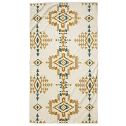 Pendleton Oversized Jacquard Beach Towel - Rock Point Ivory Mix