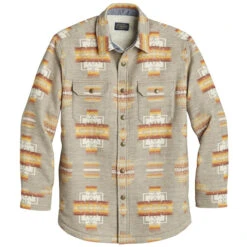 Pendleton Sherpa Lined Shirt Jacket - Chief Joseph Tan