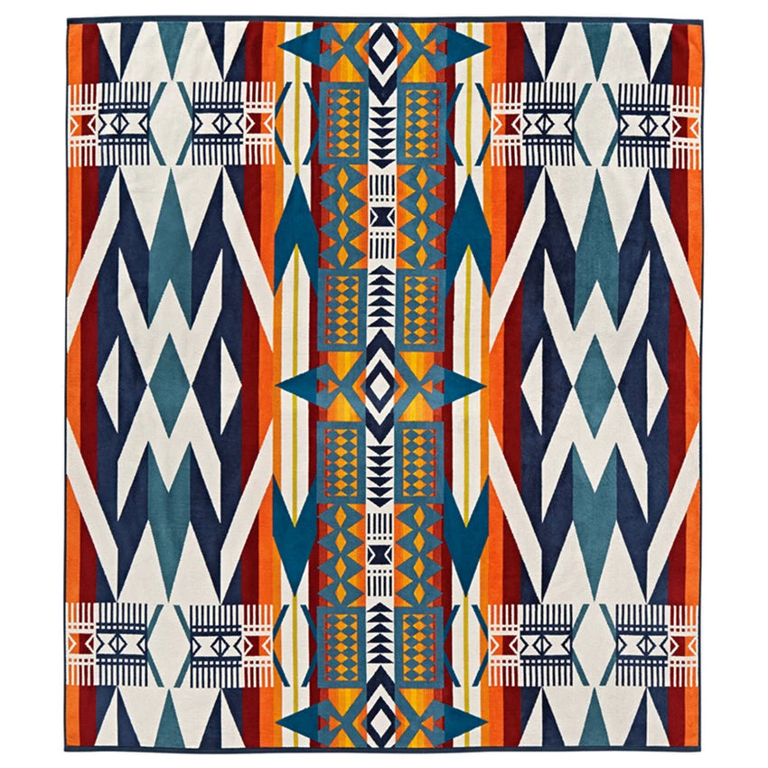 Pendleton Jacquard Beach Towel For Two - Fire Legend Sunset 1 Pendleton Jacquard Beach Towel For Two - Fire Legend Sunset