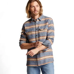 Pendleton Driftwood Shirt - Blue Pinto Mountains -Patagonia Outlet Sales Pendleton DriftwoodShirt Blue 02