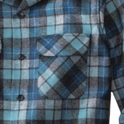 Pendleton Fitted Board Shirt - Beach Boys Blue Original Surf Plaid -Patagonia Outlet Sales Pendleton FittedBoardShirt BlueOriginalSurfPlaid 03
