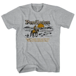 Pendleton Westbound Graphic Tee - Heather Grey/Black