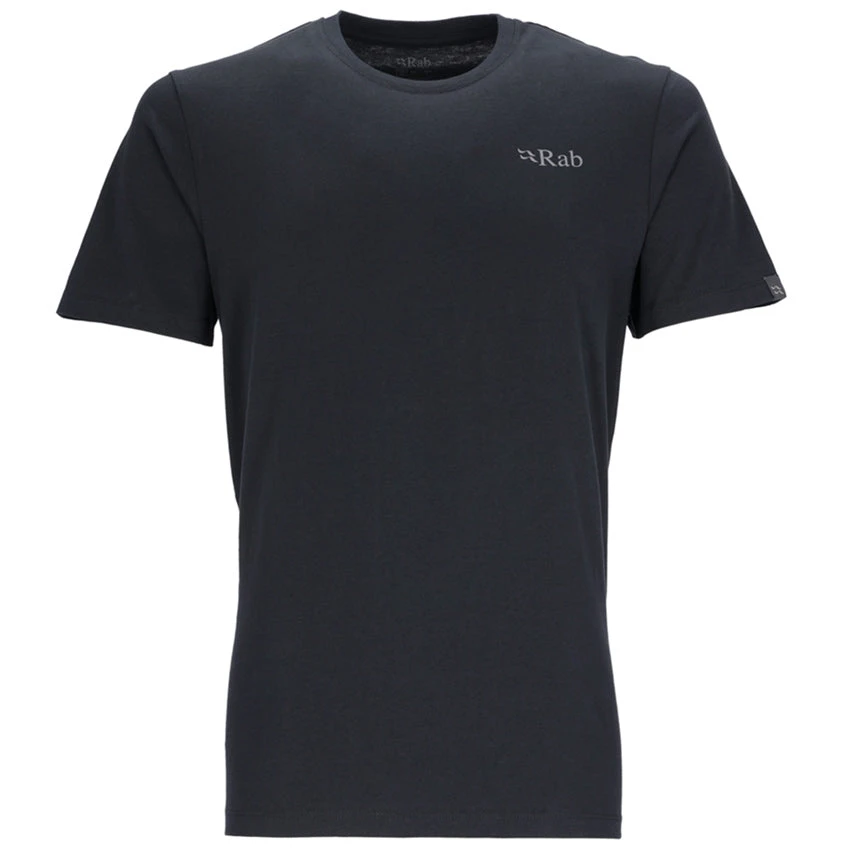 Rab Men's Stance Mountain Peak Tee - Beluga 3 Rab Men's Stance Mountain Peak Tee - Beluga - Image 3