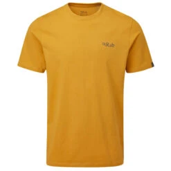 Rab Men's Stance Mountain Peak Tee - Sahara 7 Rab Men's Stance Mountain Peak Tee - Sahara -Patagonia Outlet Sales Rab SS23 MsPeakMountainTee Sahara 03