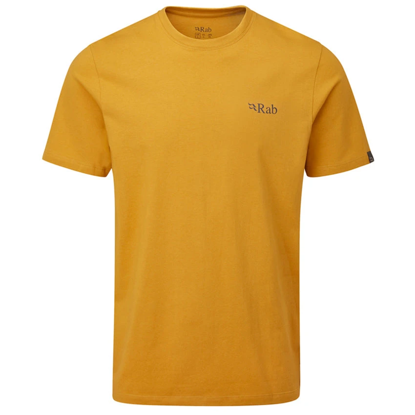 Rab Men's Stance Mountain Peak Tee - Sahara 3 Rab Men's Stance Mountain Peak Tee - Sahara - Image 3