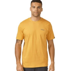 Rab Men's Stance Mountain Peak Tee - Sahara 8 Rab Men's Stance Mountain Peak Tee - Sahara -Patagonia Outlet Sales Rab SS23 MsPeakMountainTee Sahara 04