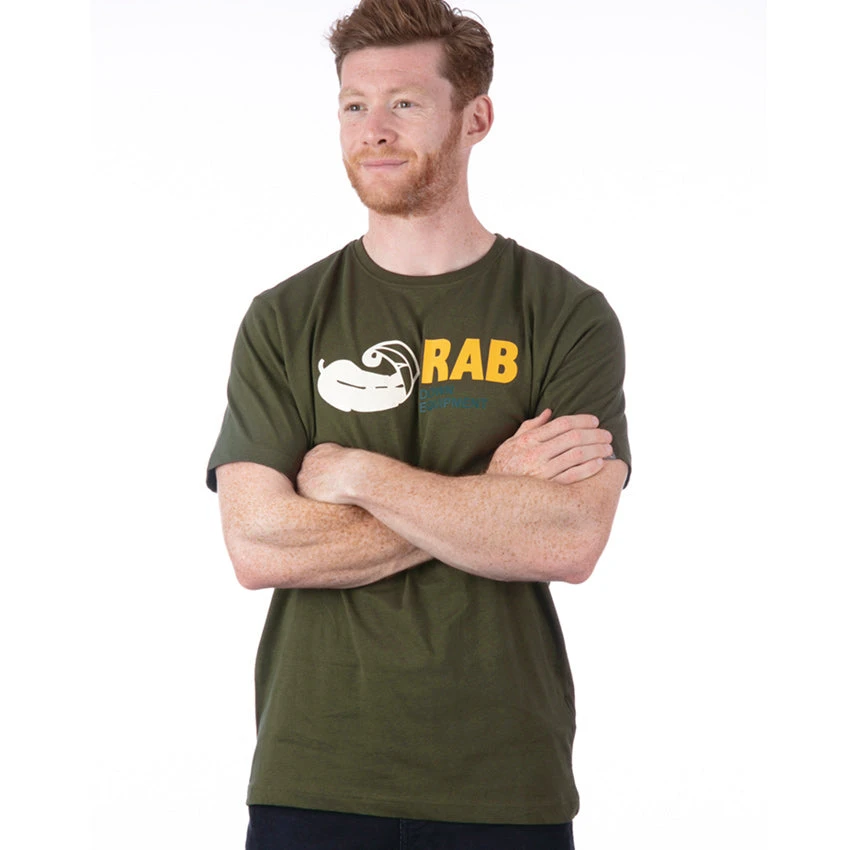 Rab Men's Stance Vintage Tee - Army 3 Rab Men's Stance Vintage Tee - Army - Image 3