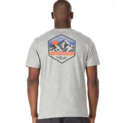 Rab Men's Stance Mountain Peak Tee - Grey Marl -Patagonia Outlet Sales Rab StanceMountainTee GreyMarle 05