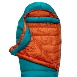 Rab Women's Ascent 500 Down Sleeping Bag - Left Zip - Marina Blue -Patagonia Outlet Sales Rab WomensAscent500SleepingBag MarinaBlue 03