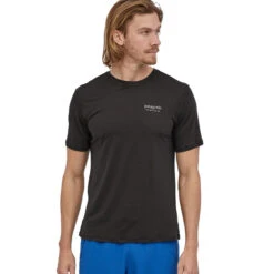 Patagonia Men's Capilene Cool Merino Graphic Shirt - Heritage Header: Black -Patagonia Outlet Sales SS23 Patagonia MsCoolCapMErinoGraphicShirt HEBK 04