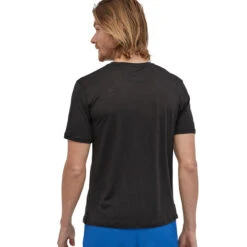 Patagonia Men's Capilene Cool Merino Graphic Shirt - Heritage Header: Black -Patagonia Outlet Sales SS23 Patagonia MsCoolCapMErinoGraphicShirt HEBK 05