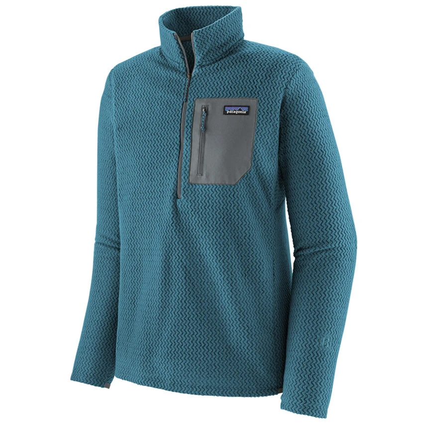 Patagonia Men's R1 Air Zip Neck - Wavy Blue 1 Patagonia Men's R1 Air Zip Neck - Wavy Blue