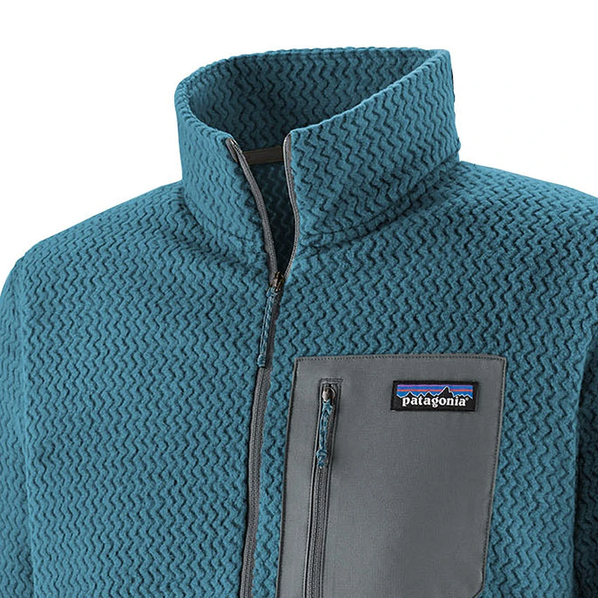 Patagonia Men's R1 Air Zip Neck - Wavy Blue 2 Patagonia Men's R1 Air Zip Neck - Wavy Blue - Image 2