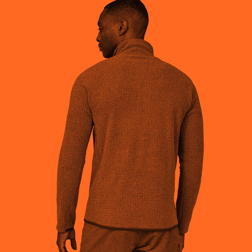 Patagonia Men's R1 Air Zip Neck - Wavy Blue 5 Patagonia Men's R1 Air Zip Neck - Wavy Blue - Image 5