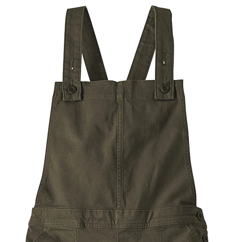 Patagonia Women's Stand Up Cropped Overalls - Basin Green 2 Patagonia Women's Stand Up Cropped Overalls - Basin Green - Image 2
