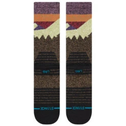 STANCE Divided Socks - Black Brown -Patagonia Outlet Sales Stance 2023 DividedSocksBlackBrown 03