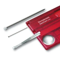 Victorinox Swiss Card Lite - Red Transparent -Patagonia Outlet Sales Victorinox AW22 SwissCardLite Red 03
