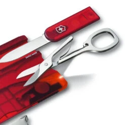 Victorinox Swiss Card Lite - Red Transparent -Patagonia Outlet Sales Victorinox AW22 SwissCardLite Red 05